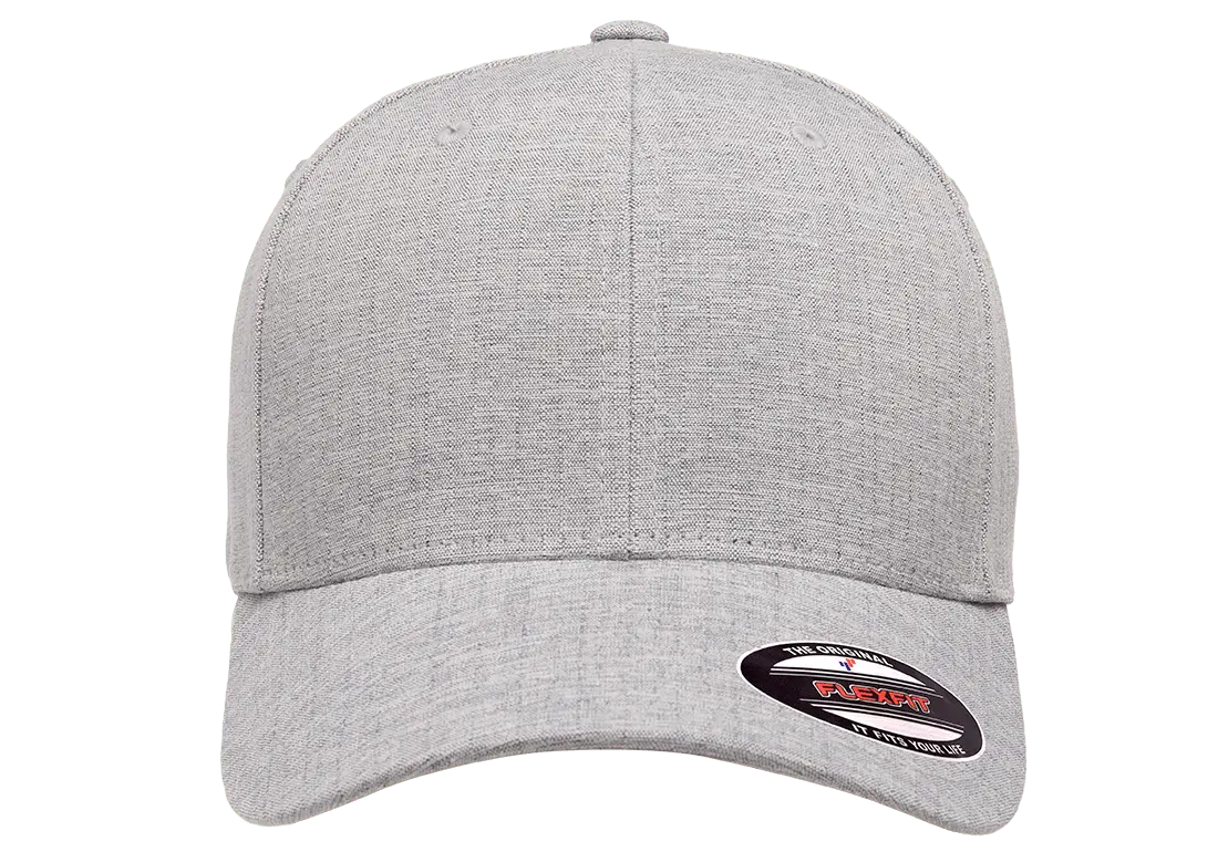 Flexfit HeatherLight Cap, Stretch Fitted, Melange