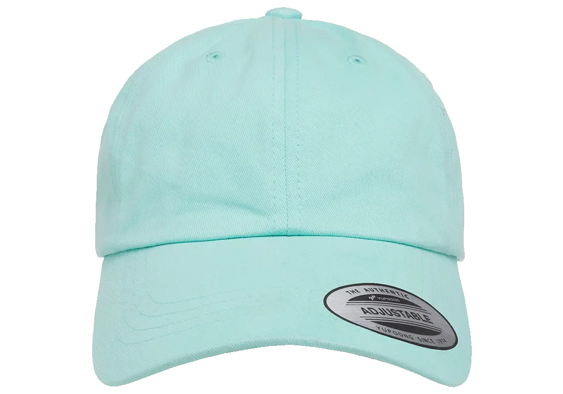 YP Classics Peached Cotton Twill Dad Cap - Black