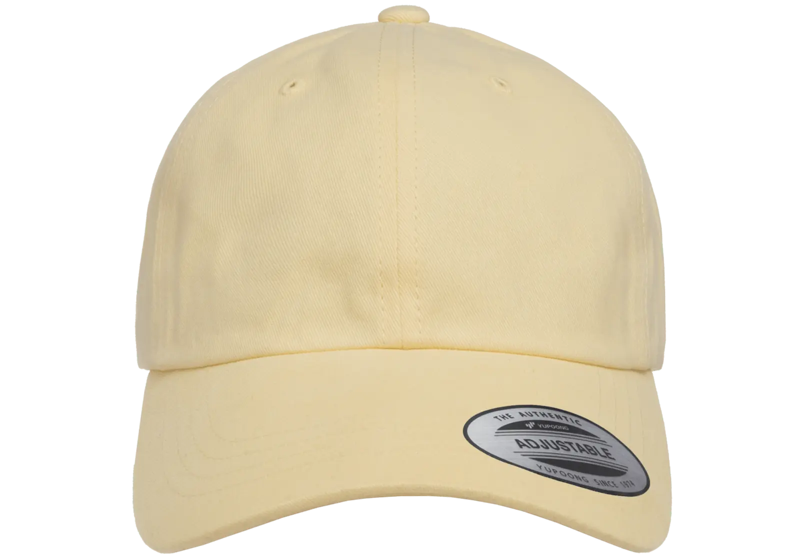 YP Classics Peached Cotton Twill Dad Cap - Black