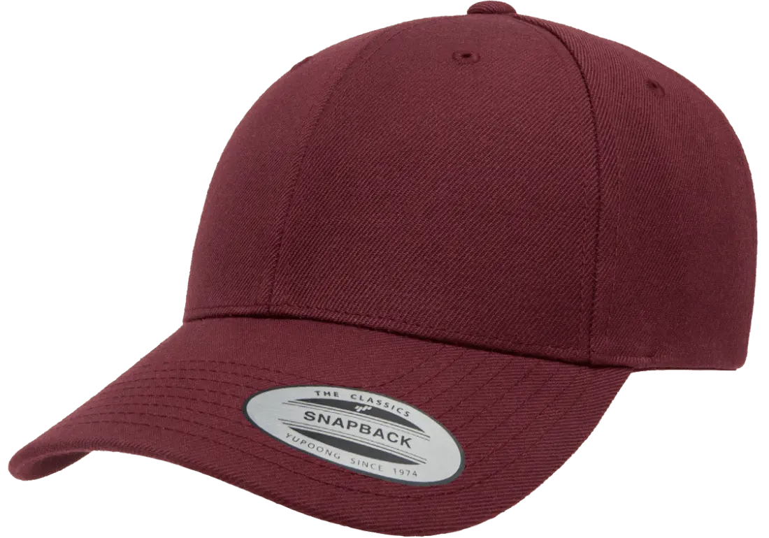YP Classics Premium Curved Visor Snapback Cap