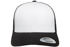 YP Classics Retro Trucker Cap With White Front Panel