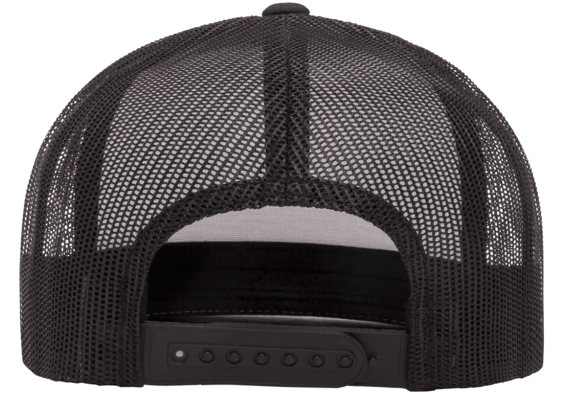 YP Classics Retro Trucker Cap With White Front Panel
