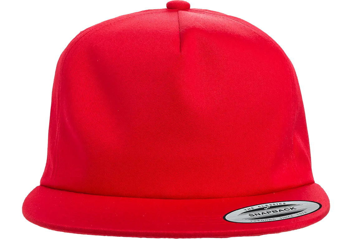YP Classics Lightly Structured 5-Panel Snapback Cap