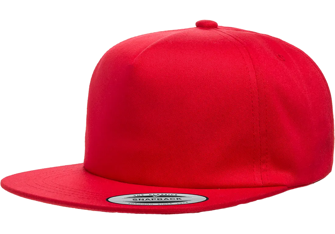 YP Classics Lightly Structured 5-Panel Snapback Cap