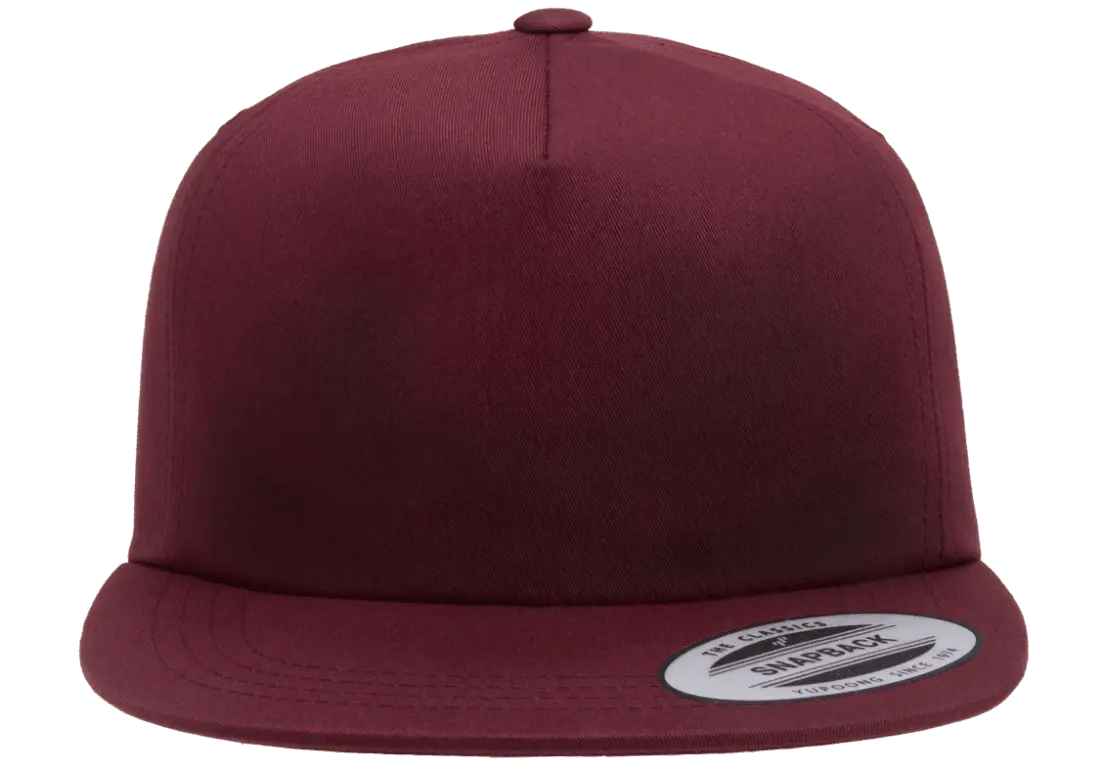 YP Classics Lightly Structured 5-Panel Snapback Cap