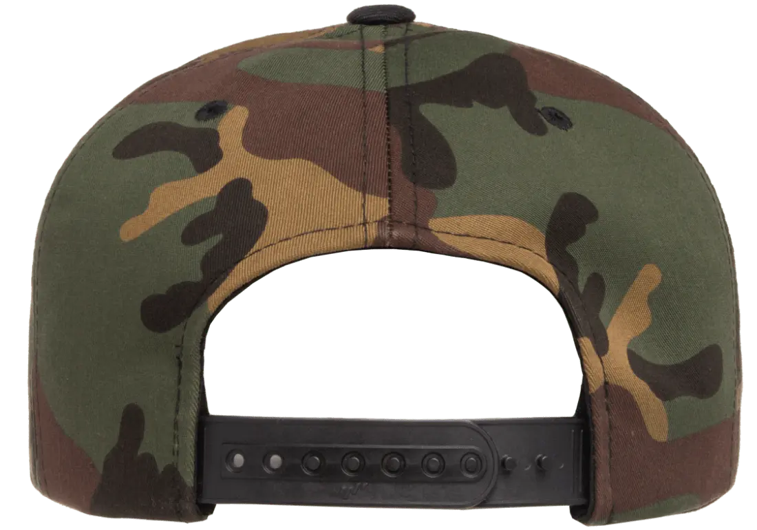 YP Classics Premium Snapback Camo Cap - 2-Tone