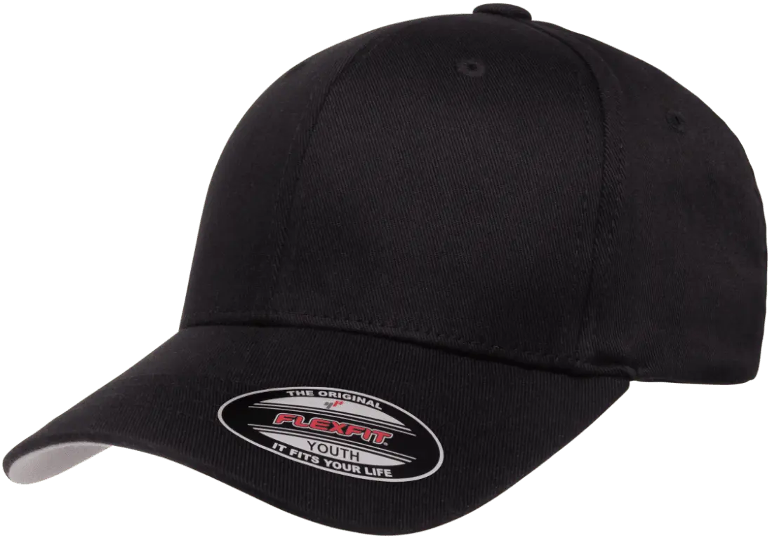 Flexfit Wooly Combed Youth Baseball Cap | 6277Y-BK-Y