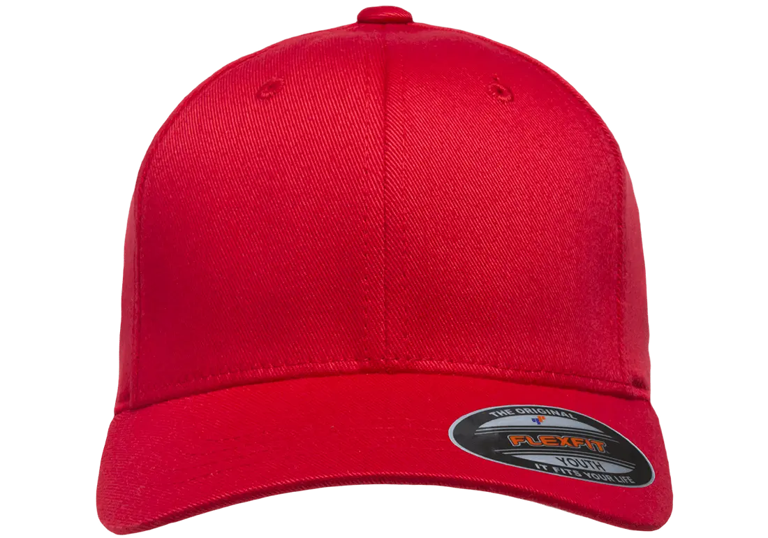 Flexfit Wooly Combed Youth Baseball Cap | 6277Y-BK-Y