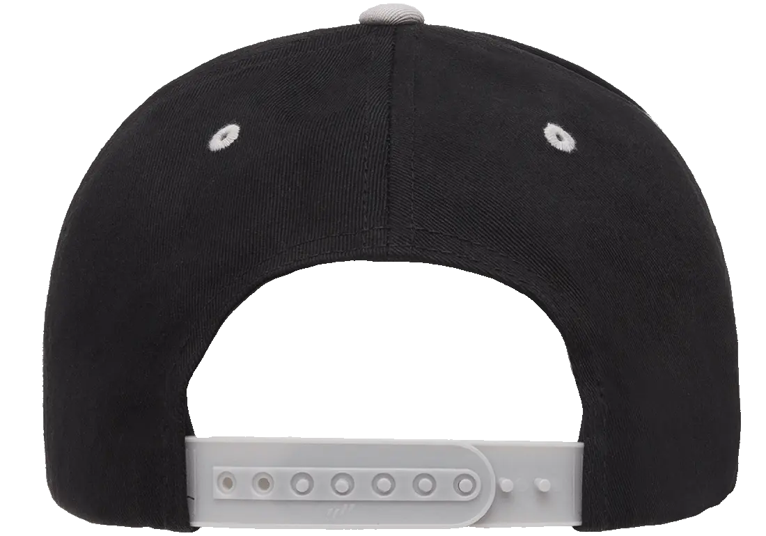 YP Classics 5-Panel Cotton Twill Snapback Cap 2-Tone