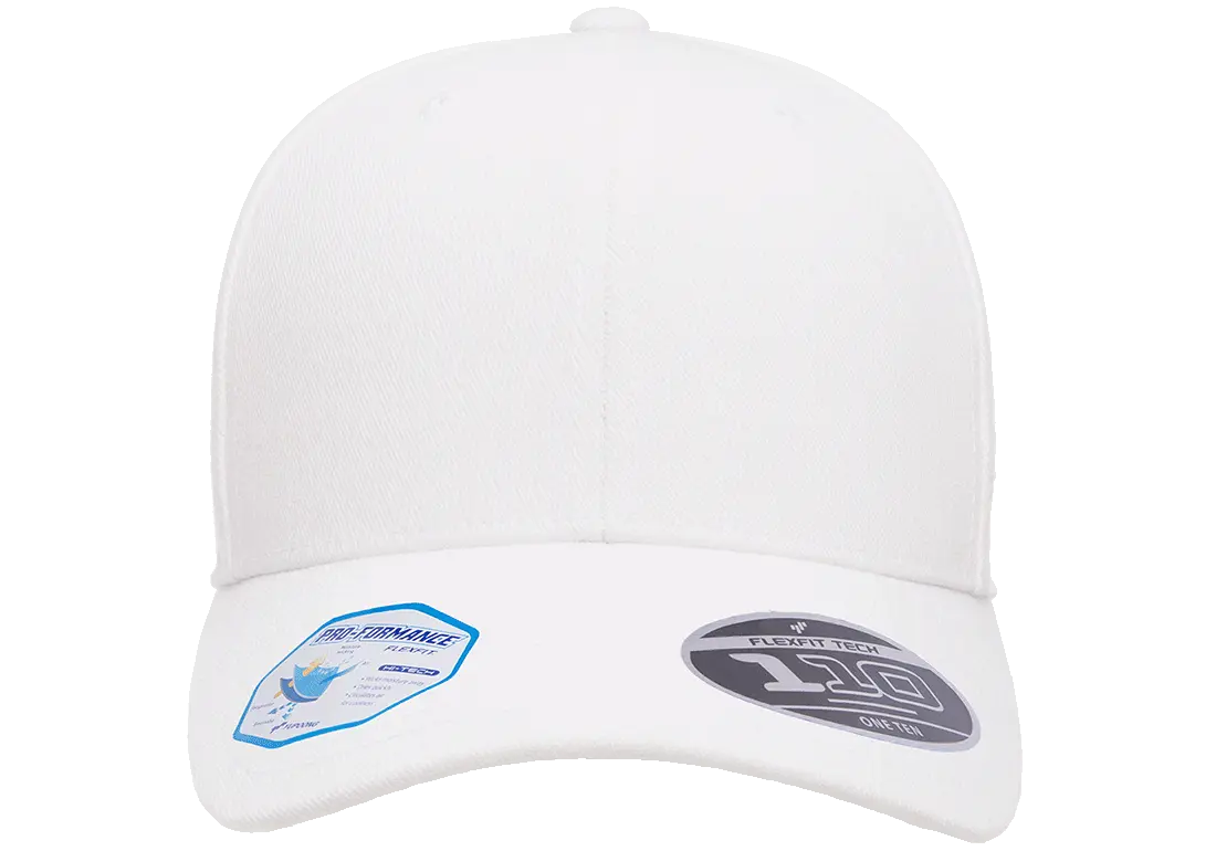 Flexfit 110 Pro-Formance Cap, Moisture-Wicking, Hook & Loop, Black | 110C-BK-ONE