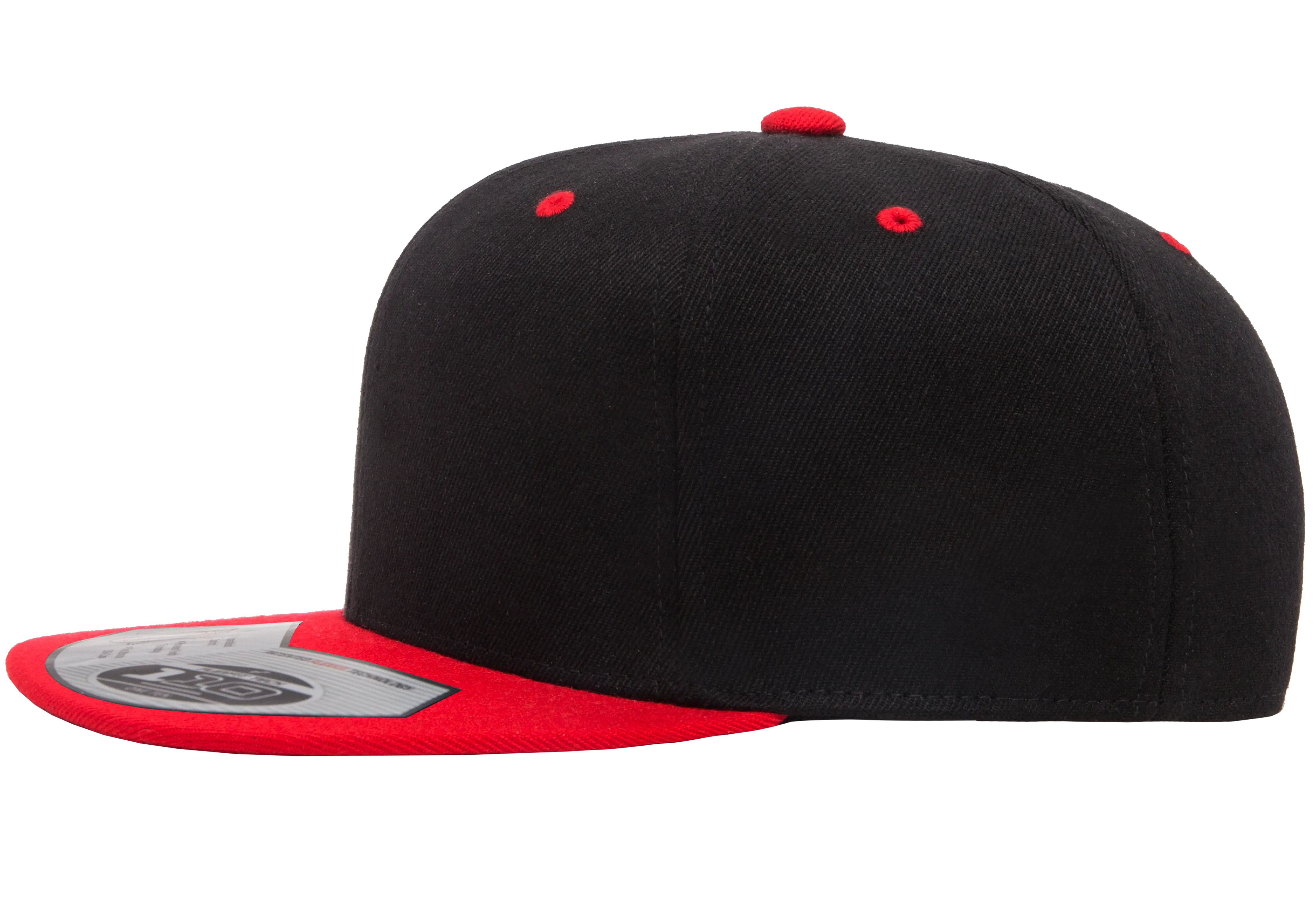 Flexfit 110 Premium Snapback Cap, 2-Tone Wool Blend, One Size