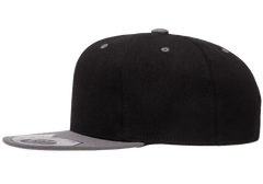 Flexfit 110 Premium Snapback Cap, 2-Tone Wool Blend, One Size