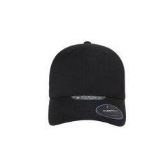 Flexfit NU Adjustable Cap, 6-Panel, Mid Profile, Structured, Black