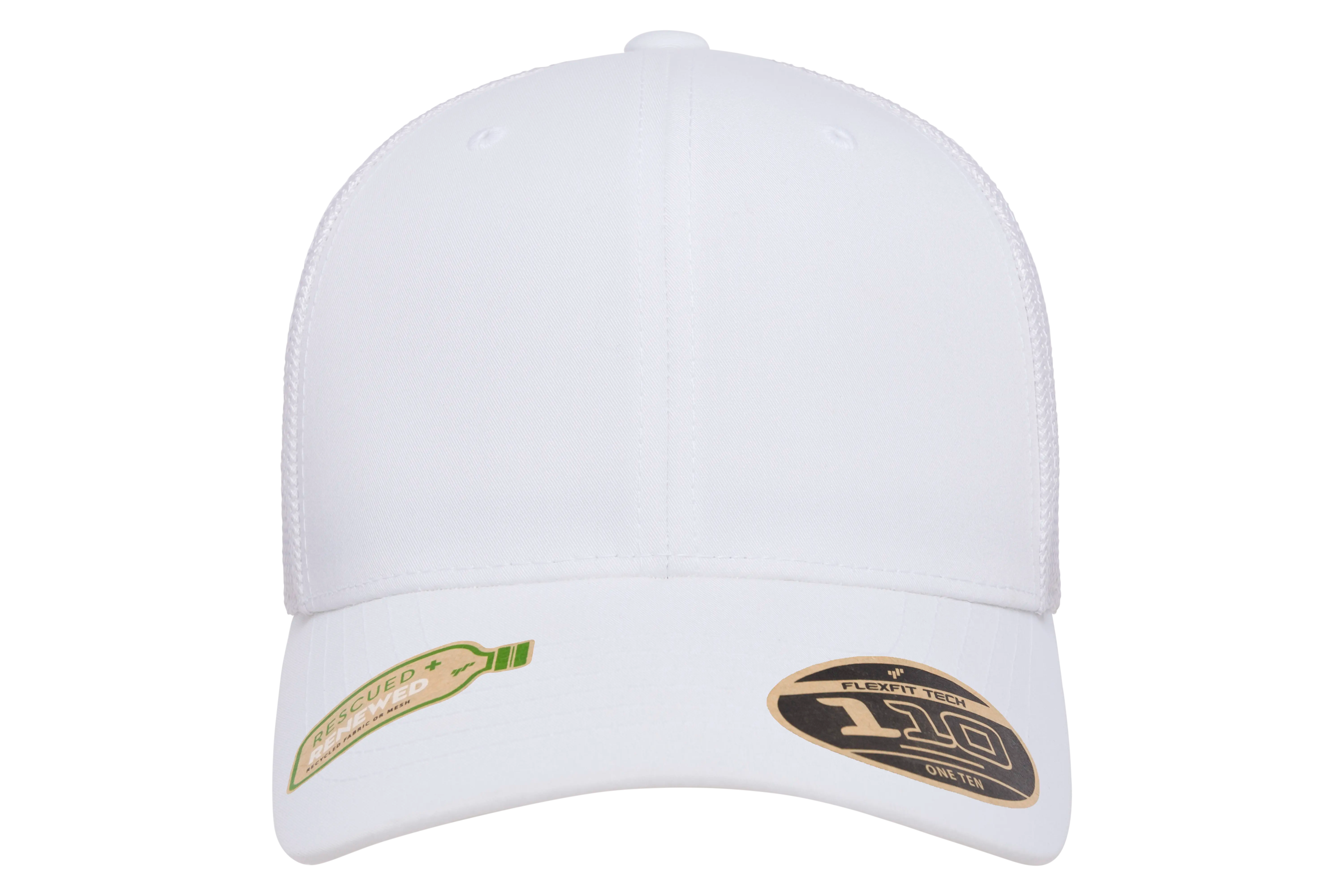 Flexfit 110 Recycled Mesh Cap, Black | 110R-BK-ONE