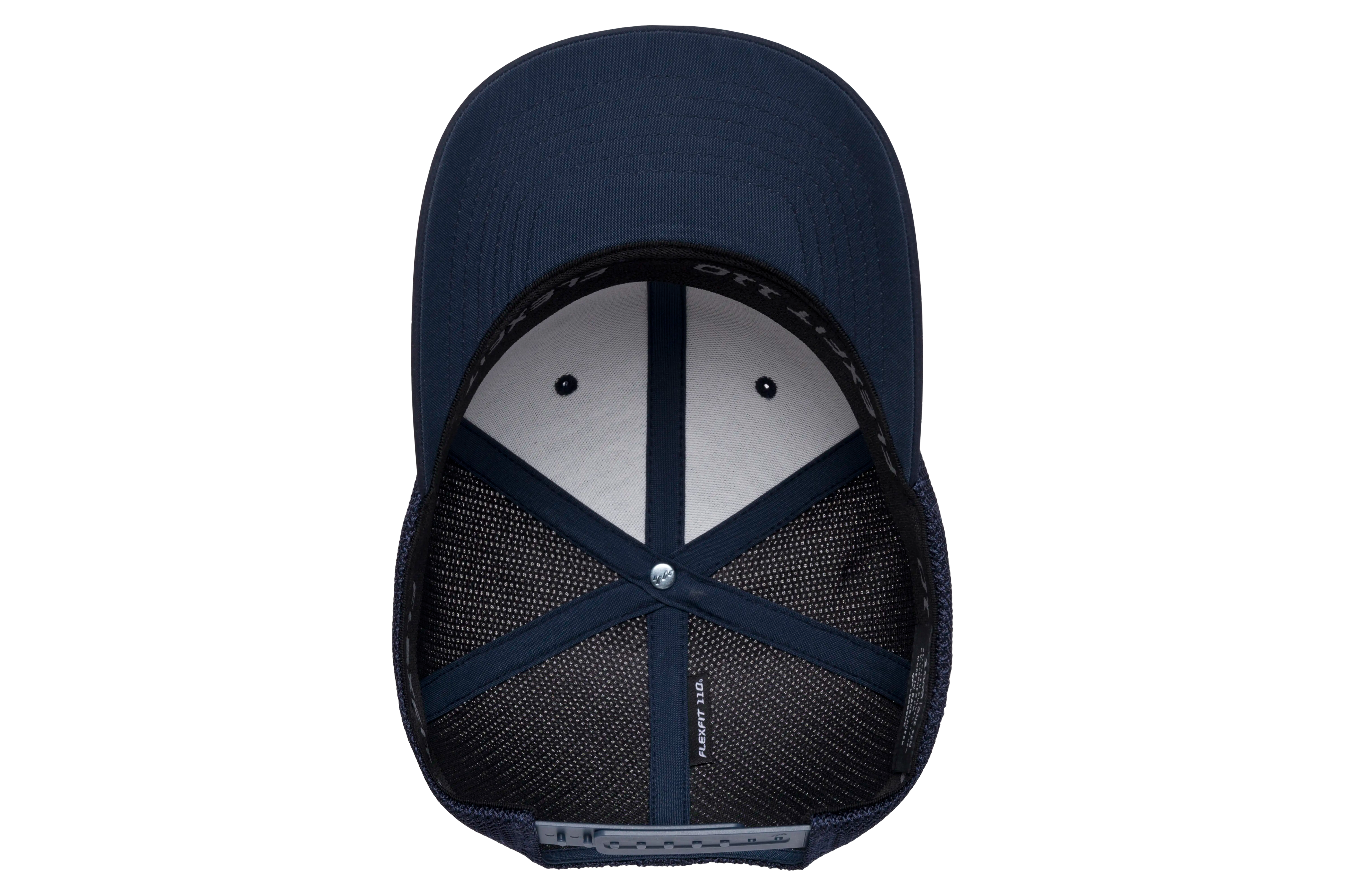 Flexfit 110 Recycled Mesh Cap, Black | 110R-BK-ONE