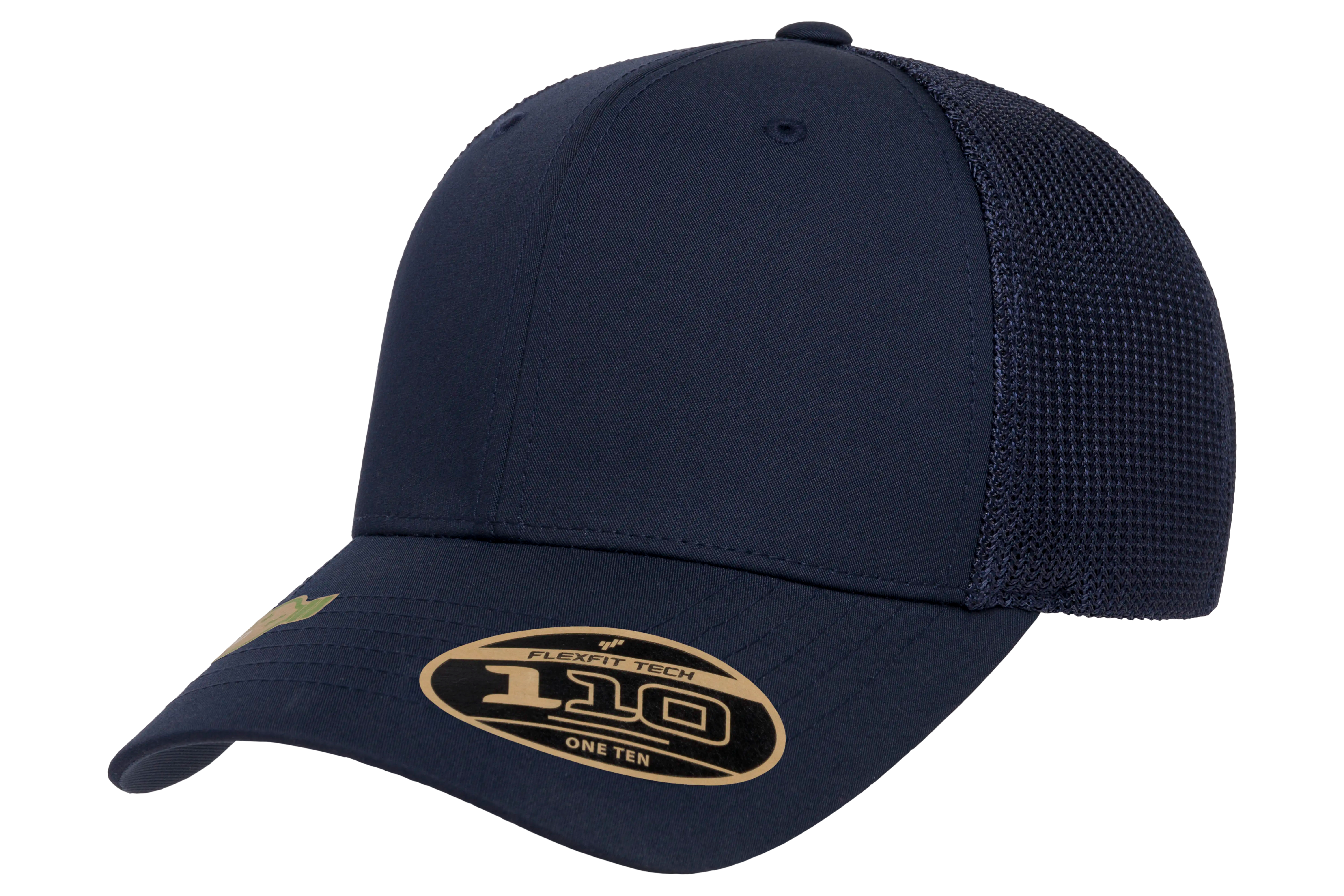 Flexfit 110 Recycled Mesh Cap, Black | 110R-BK-ONE