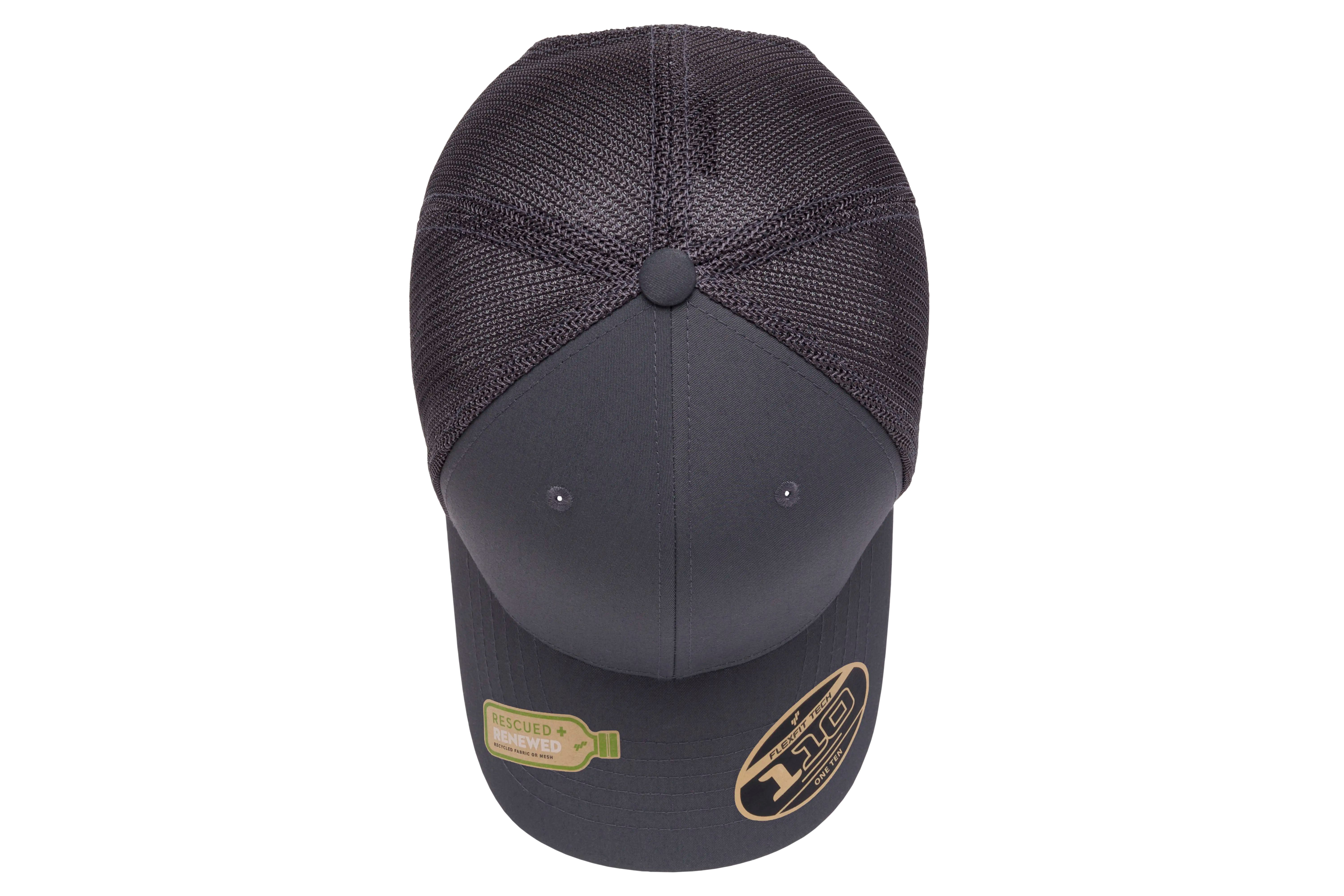 Flexfit 110 Recycled Mesh Cap, Black | 110R-BK-ONE