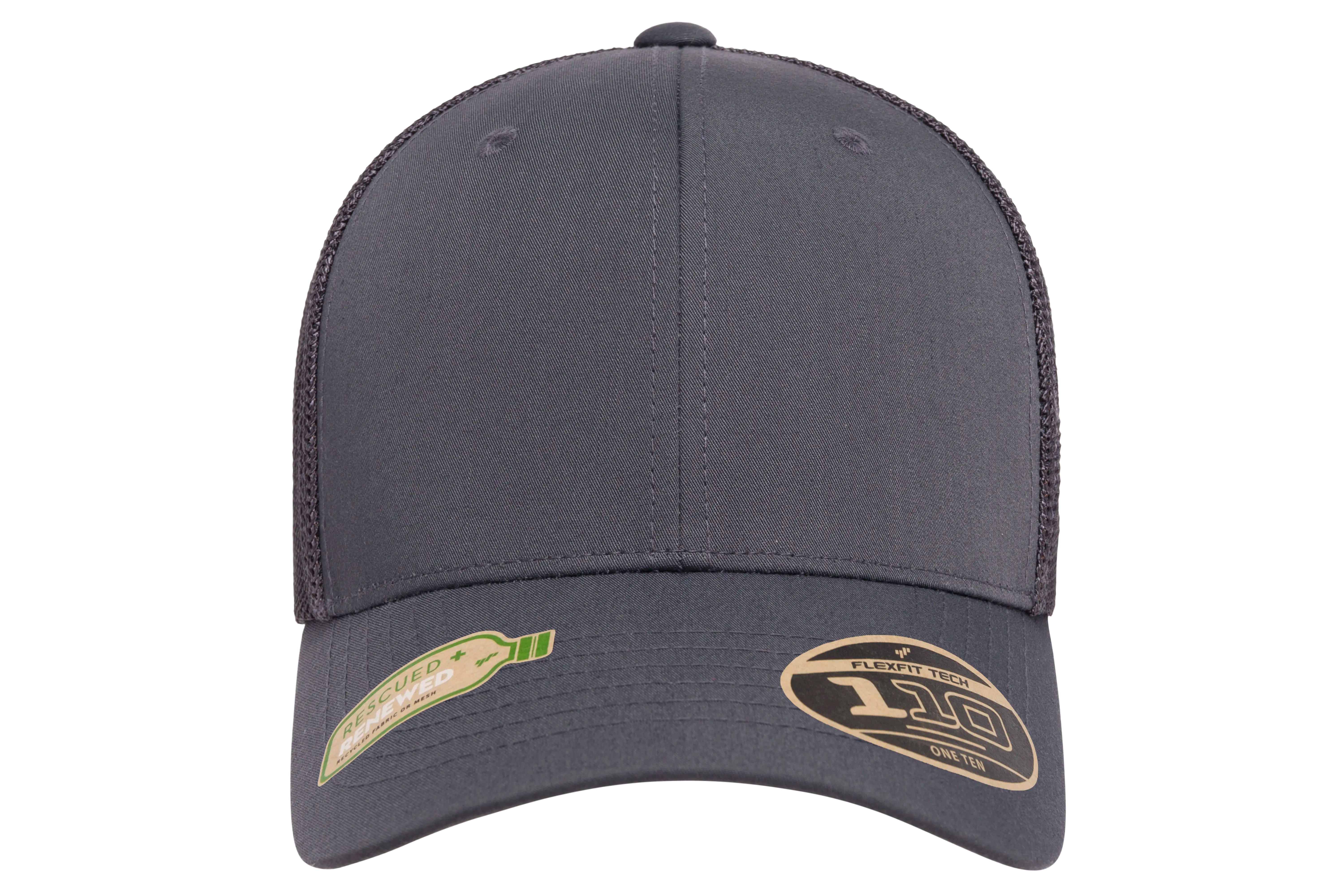 Flexfit 110 Recycled Mesh Cap, Black | 110R-BK-ONE