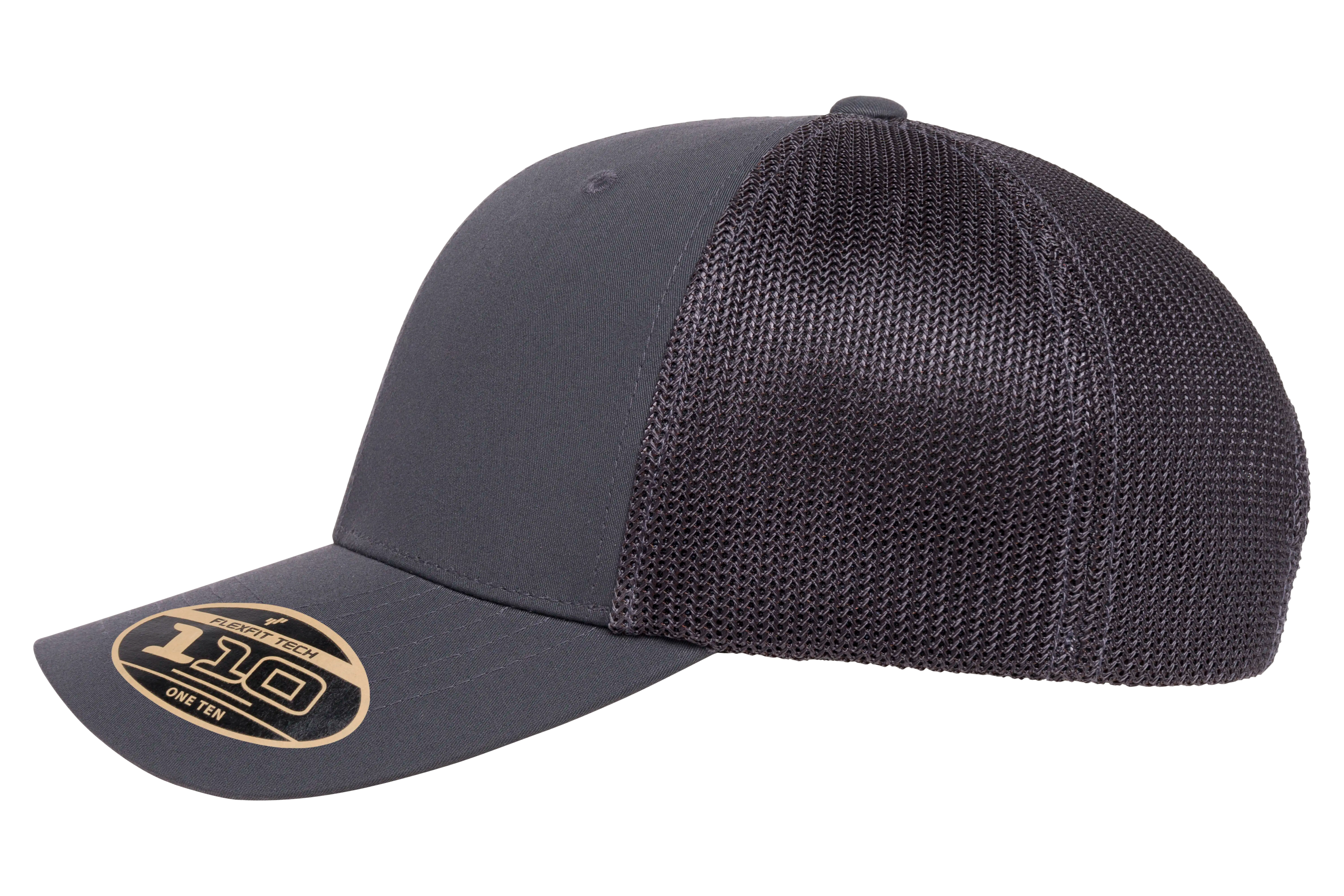 Flexfit 110 Recycled Mesh Cap, Black | 110R-BK-ONE