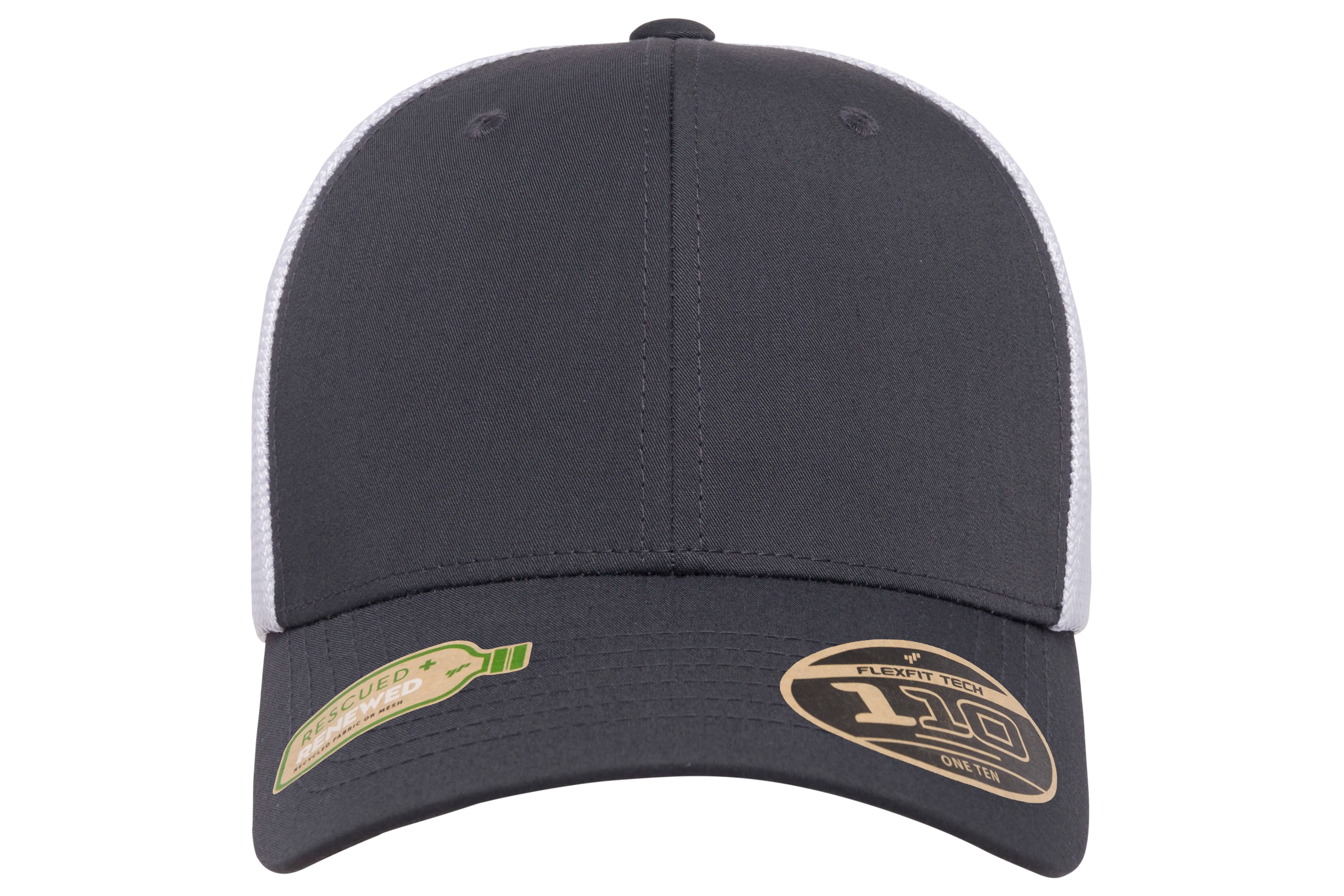 Flexfit 110 Recycled Mesh Cap - 2-Tone | 110RT-BKWH-ONE