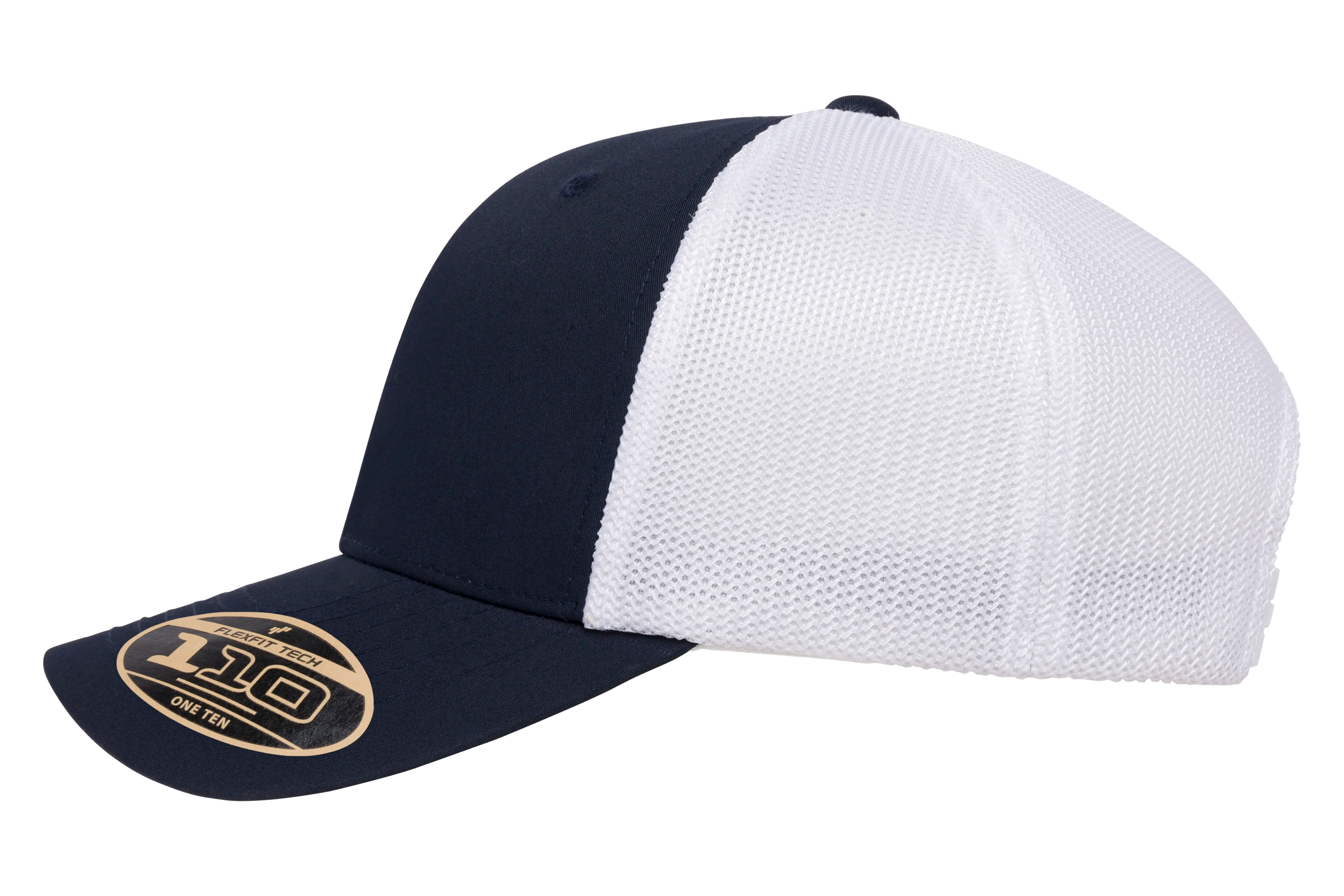Flexfit 110 Recycled Mesh Cap - 2-Tone | 110RT-BKWH-ONE