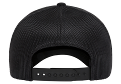 Flexfit NU 6606 Trucker Cap, ActiveGuard, Permacurv, Black | 6606NU-BK-ONE