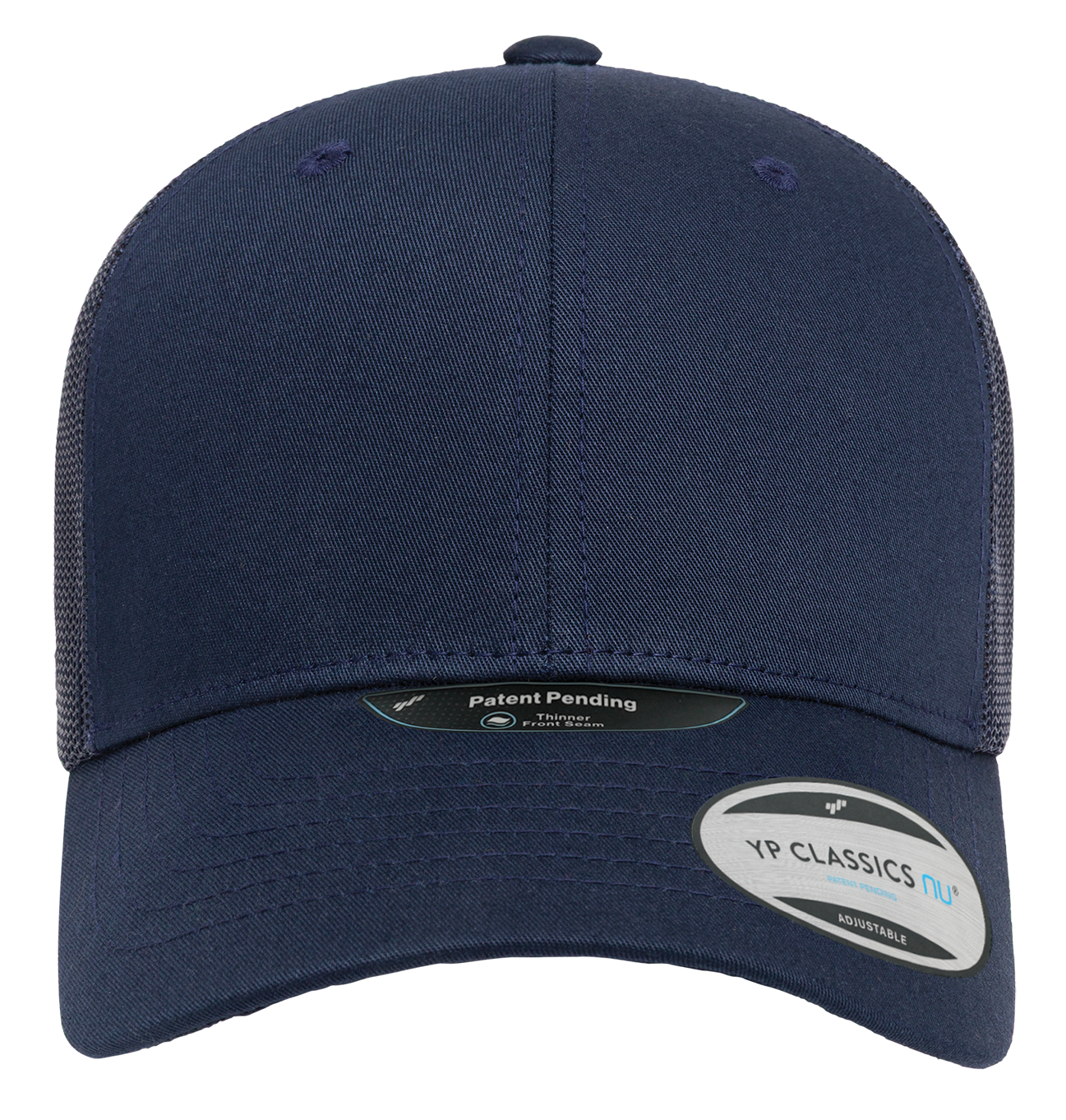 Flexfit NU 6606 Trucker Cap, ActiveGuard, Permacurv, Black | 6606NU-BK-ONE