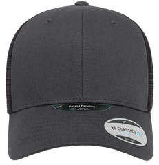 Flexfit YP Classics NU 2-Tone Trucker Cap, Charcoal/Black