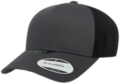 Flexfit YP Classics NU 2-Tone Trucker Cap, Charcoal/Black