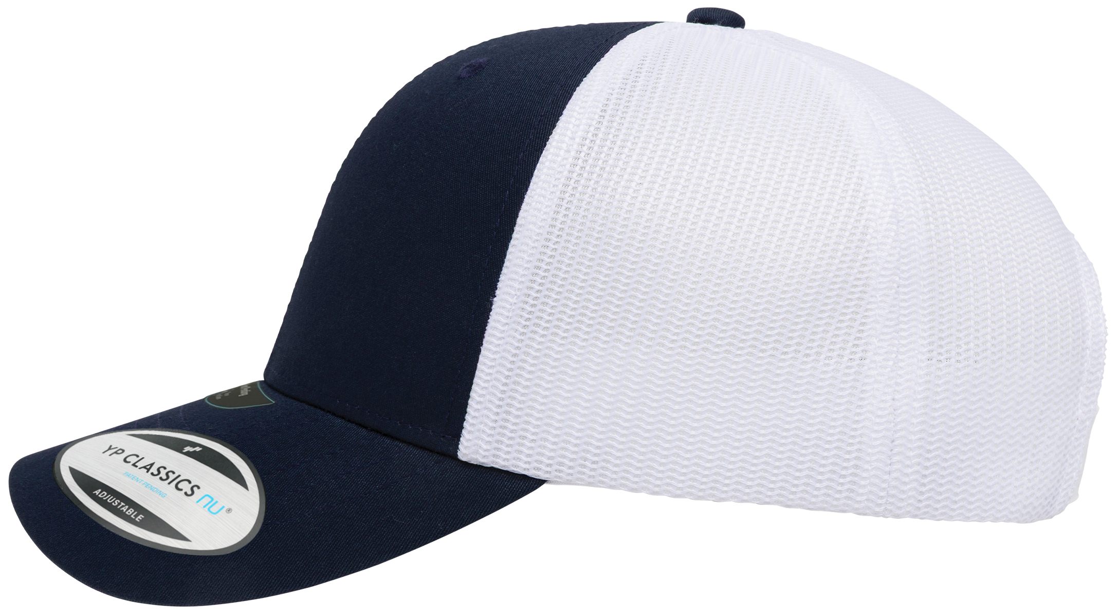 Flexfit YP Classics NU 2-Tone Trucker Cap, Charcoal/Black
