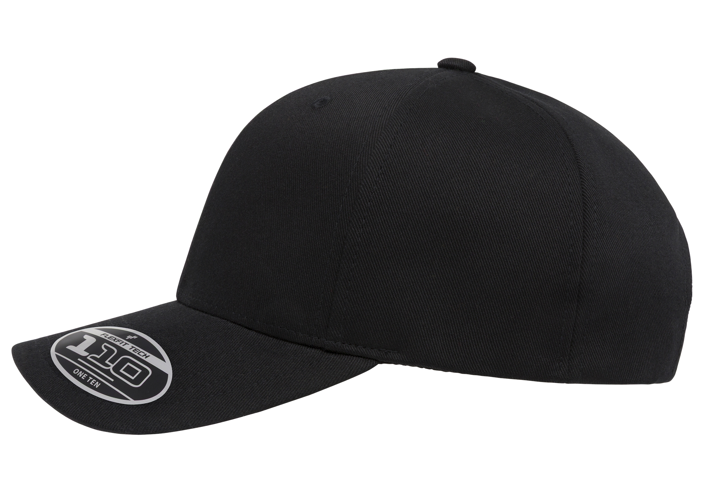 Flexfit 6277 Adjustable 110 Wooly Combed Cap, Black