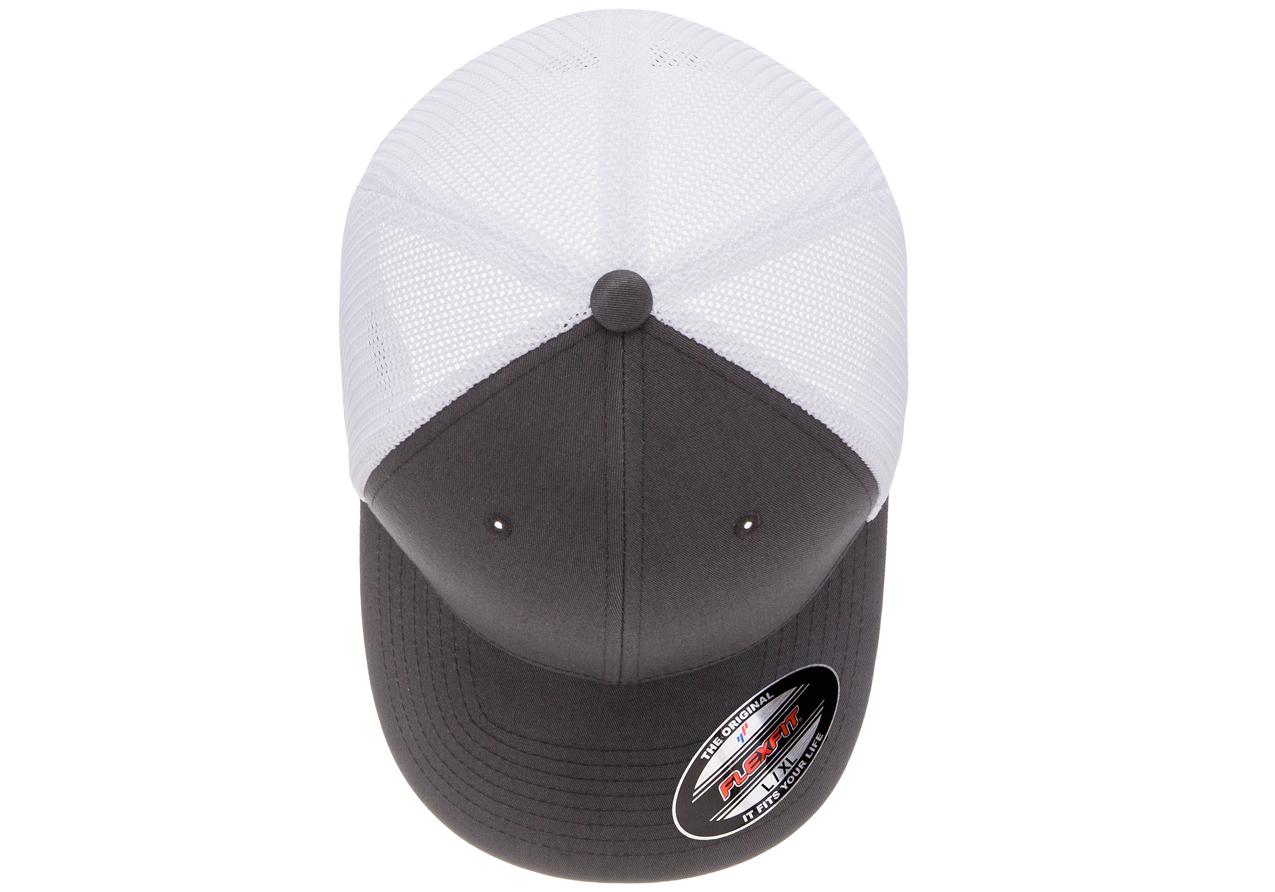Flexfit 2-Tone Trucker Mesh Cap, Stretch Fitted