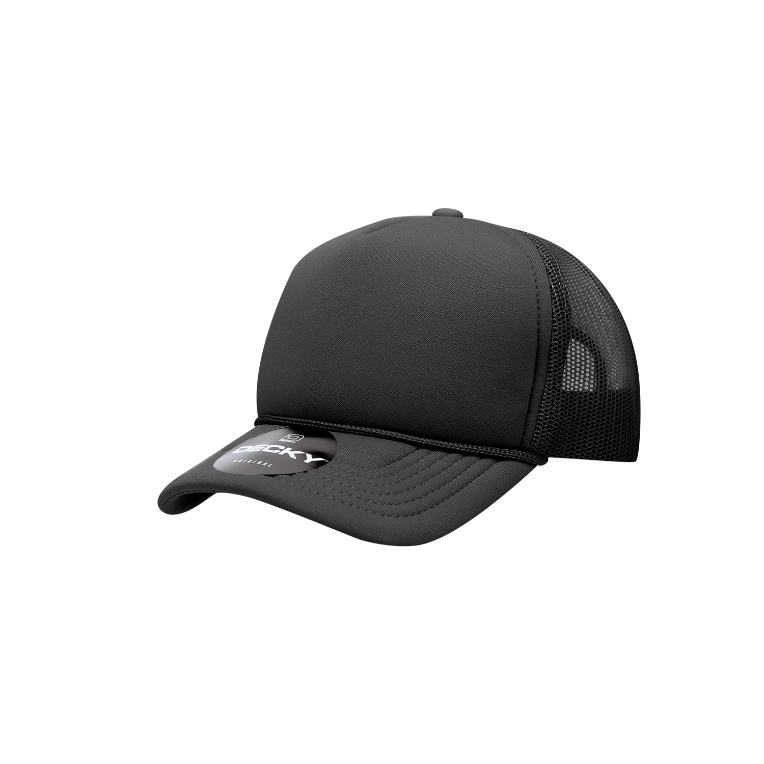 Youth 5 Panel Mid Profile Structured Foam Trucker Hat | 7010
