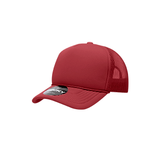 Youth 5 Panel Mid Profile Structured Foam Trucker Hat | 7010