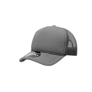 Youth 5 Panel Mid Profile Structured Foam Trucker Hat | 7010