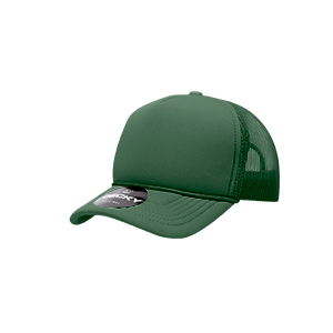Youth 5 Panel Mid Profile Structured Foam Trucker Hat | 7010