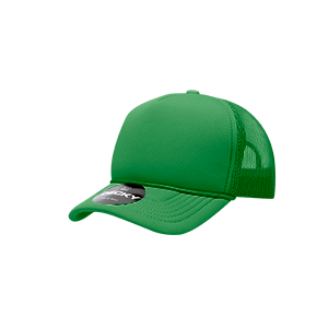 Youth 5 Panel Mid Profile Structured Foam Trucker Hat | 7010