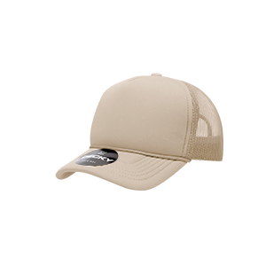 Youth 5 Panel Mid Profile Structured Foam Trucker Hat | 7010