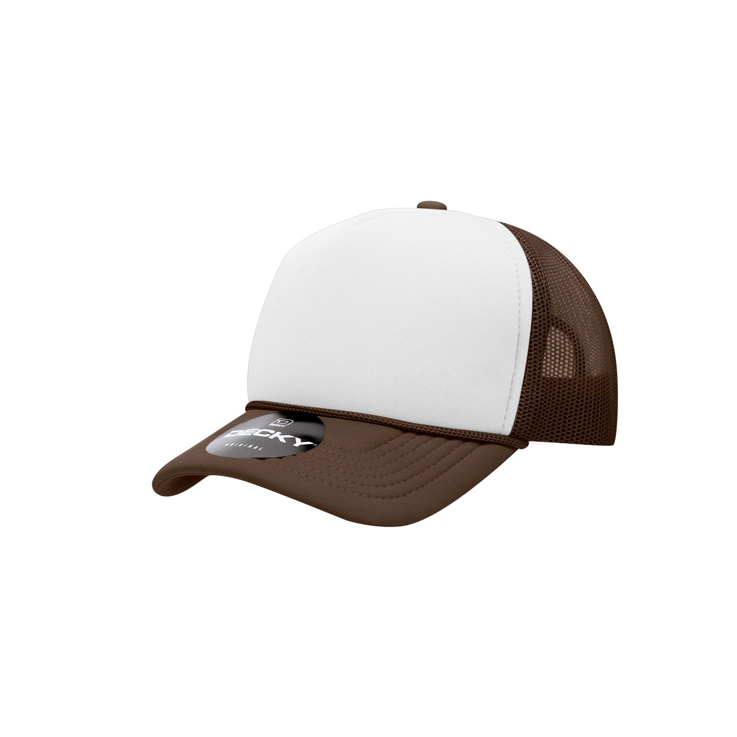Youth 5 Panel Mid Profile Structured Foam Trucker Hat | 7010
