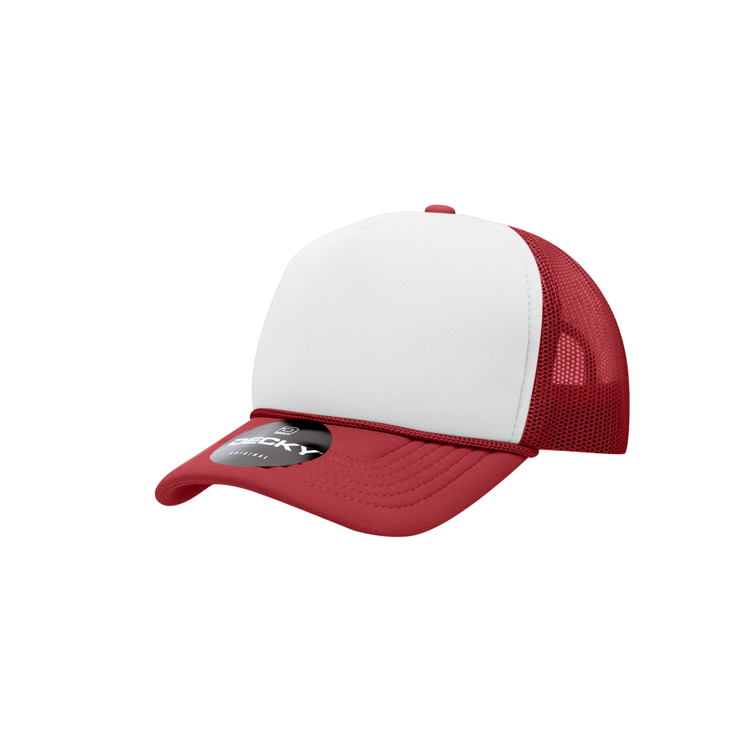 Youth 5 Panel Mid Profile Structured Foam Trucker Hat | 7010