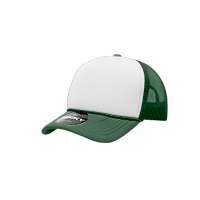 Youth 5 Panel Mid Profile Structured Foam Trucker Hat | 7010