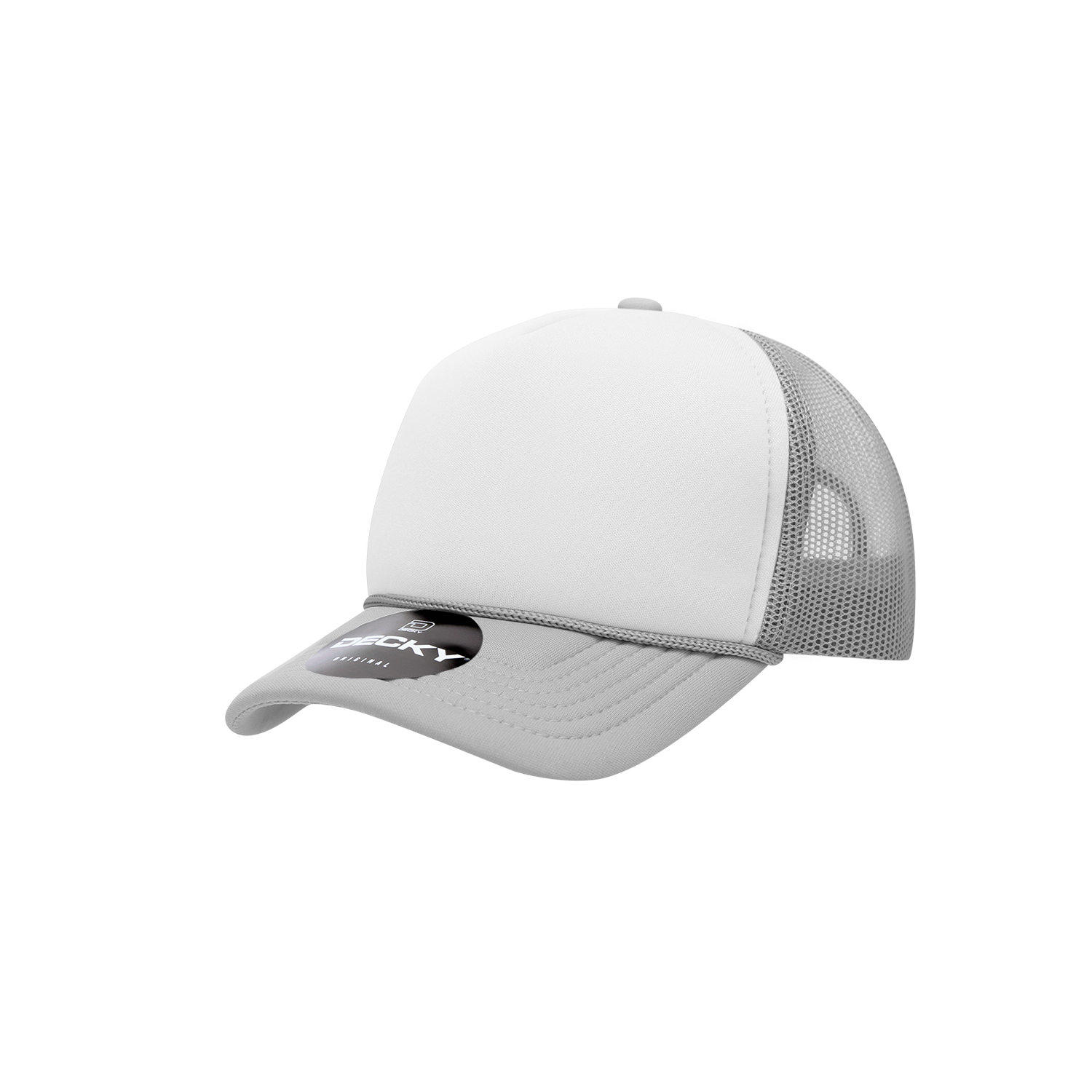 Youth 5 Panel Mid Profile Structured Foam Trucker Hat | 7010