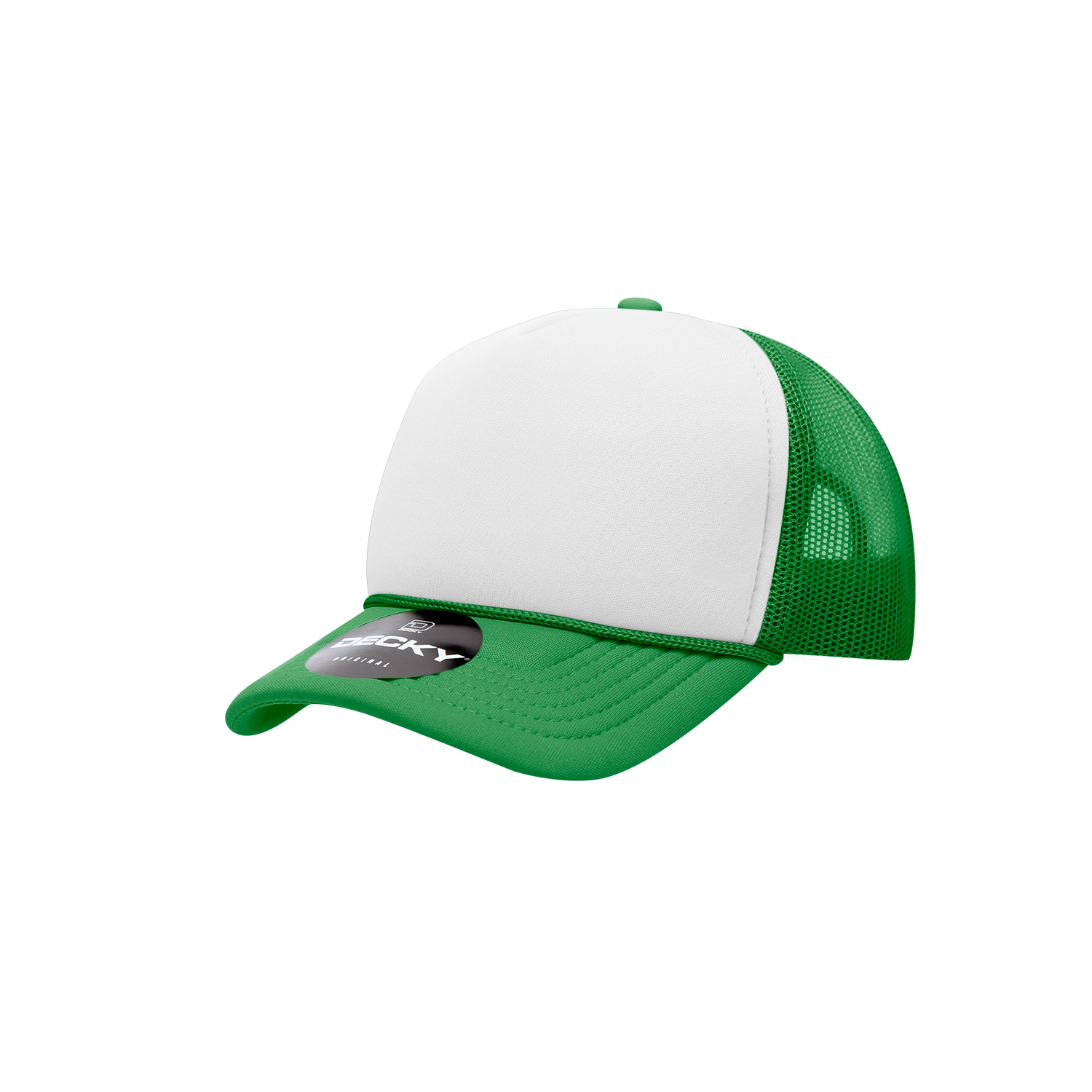 Youth 5 Panel Mid Profile Structured Foam Trucker Hat | 7010