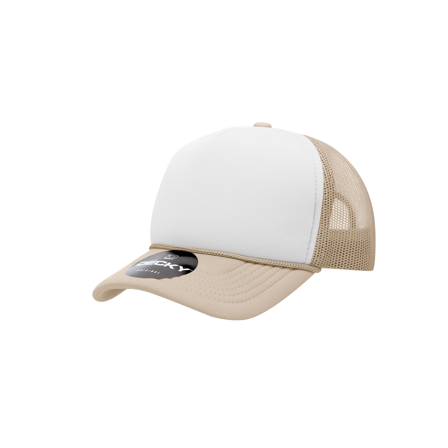 Youth 5 Panel Mid Profile Structured Foam Trucker Hat | 7010