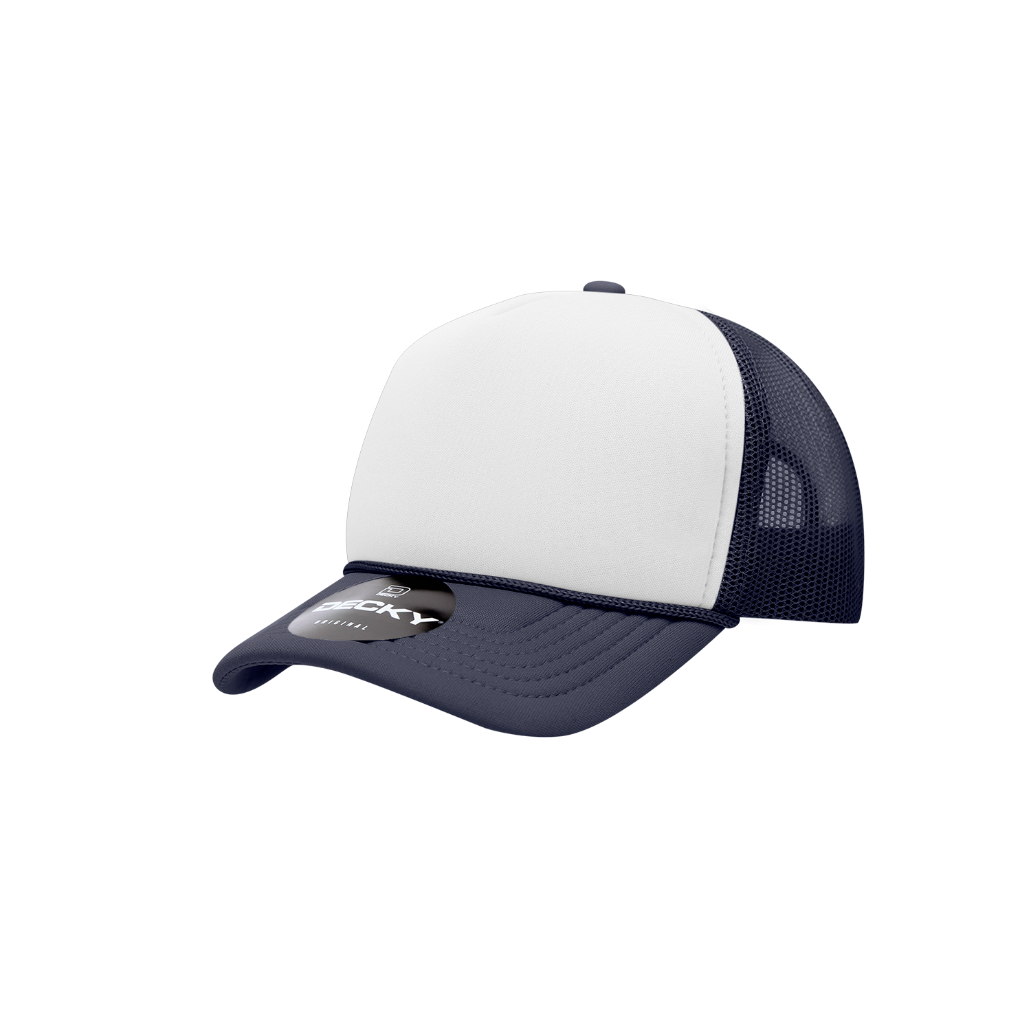 Youth 5 Panel Mid Profile Structured Foam Trucker Hat | 7010
