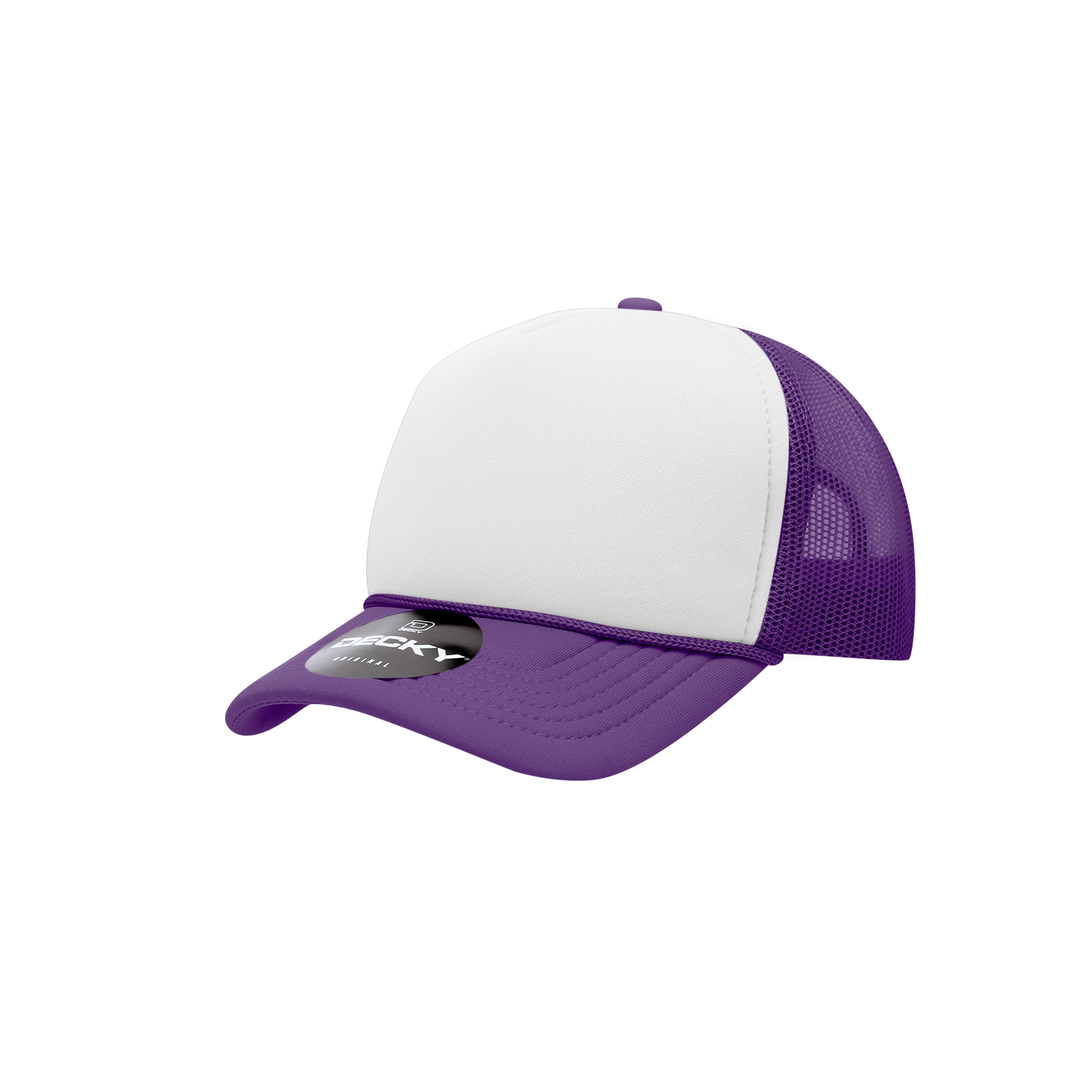 Youth 5 Panel Mid Profile Structured Foam Trucker Hat | 7010