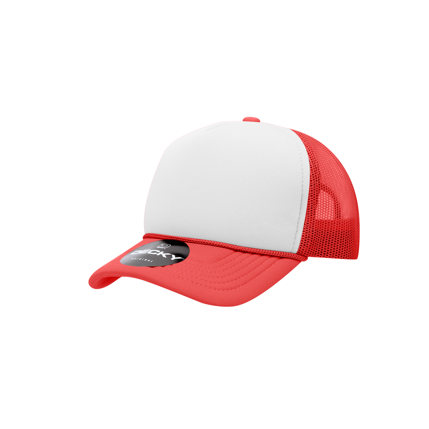 Youth 5 Panel Mid Profile Structured Foam Trucker Hat | 7010