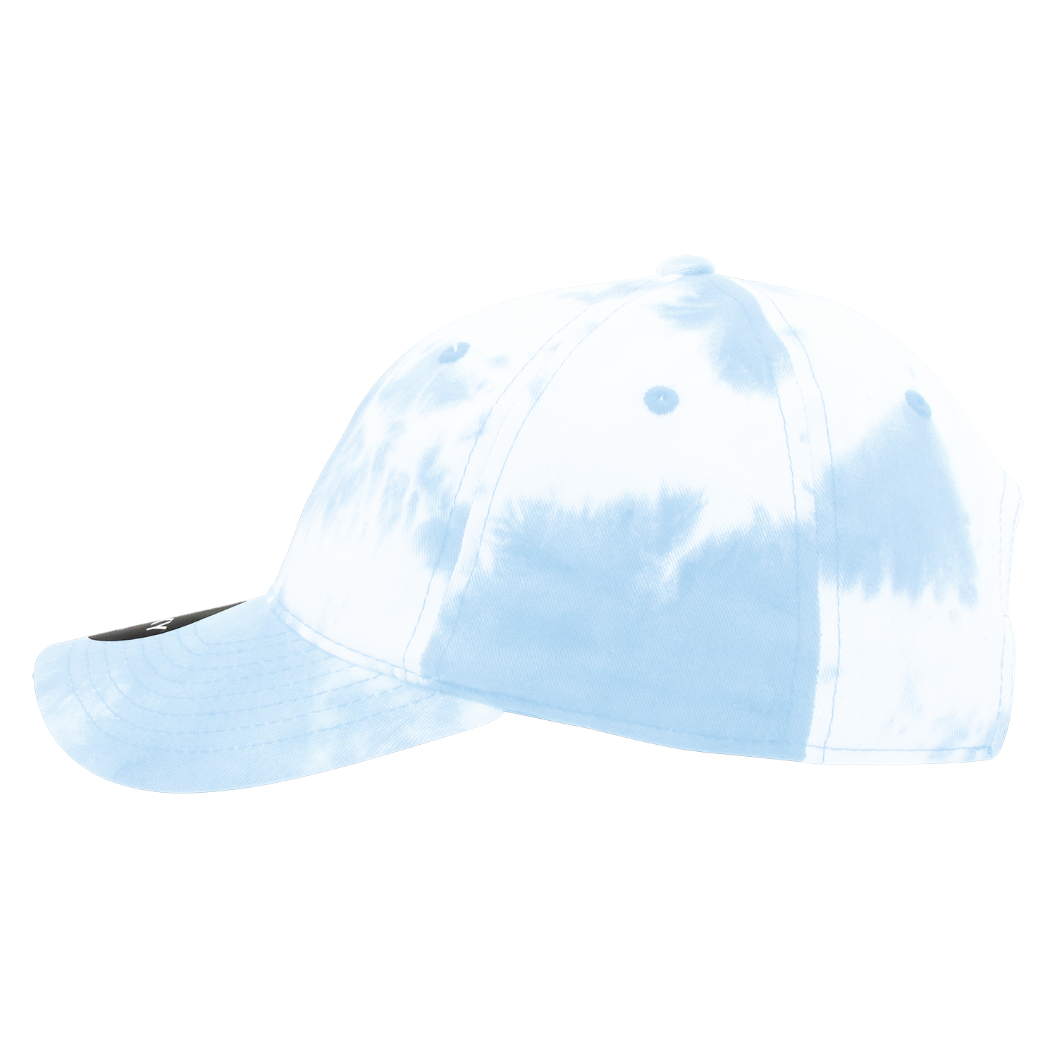 DECKY 7205 6-Panel Low Profile Relaxed Tie Dye Dad Hat, Blue
