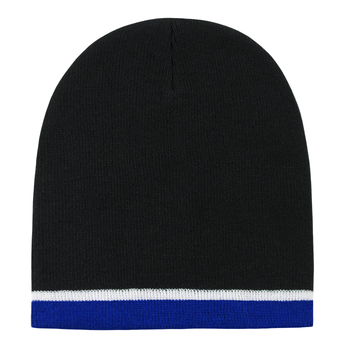 DECKY 8015 Double Striped Beanie