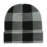Decky Long Plaid Beanie | 8027